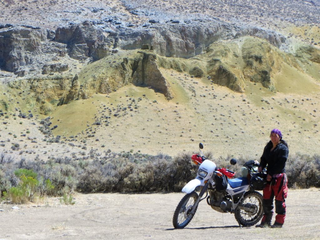 woman adventure rider