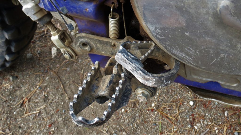 dirt bike brake lever broken